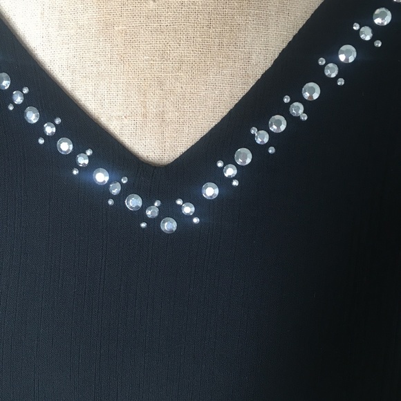 Juicy couture black layered blouse - Picture 4 of 4